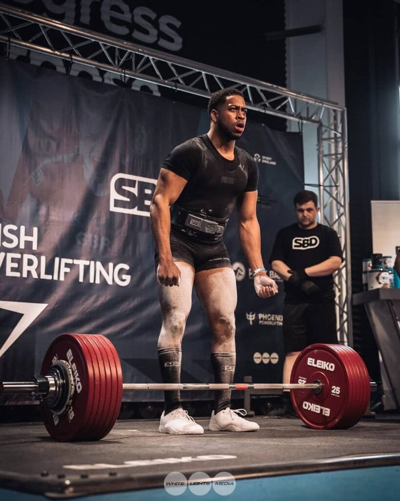 Nathaniel Massiah powerlifter