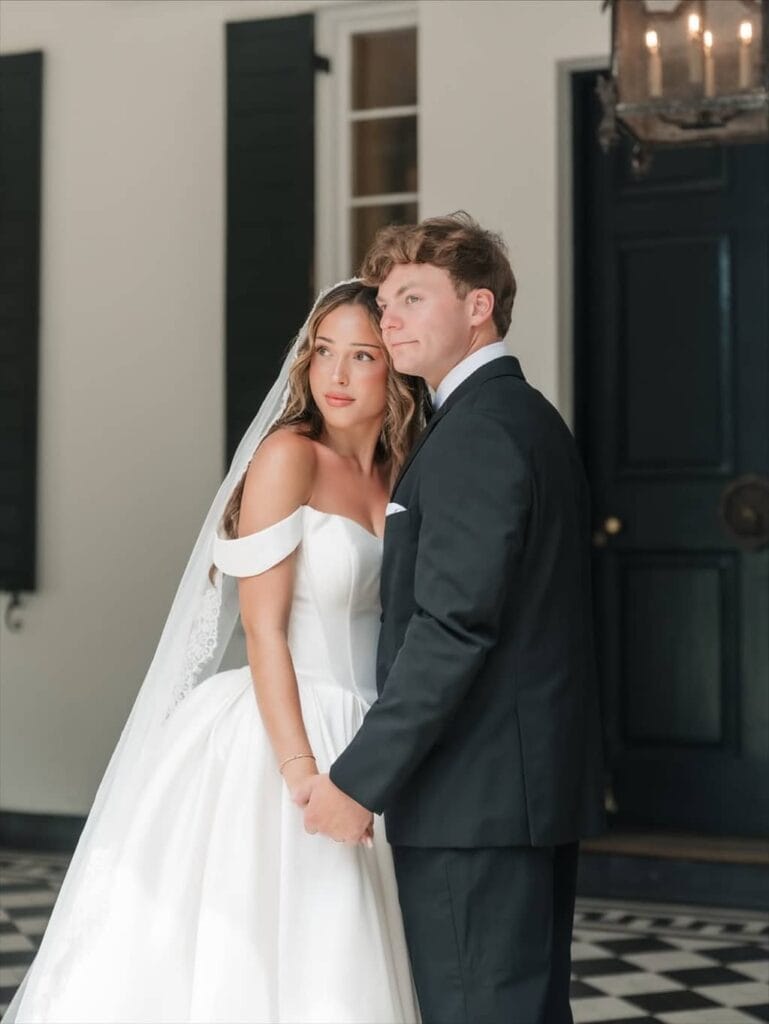 Affaf Buslach wedding dress