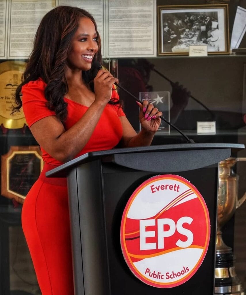 Amaka Ubaka at Everett School
