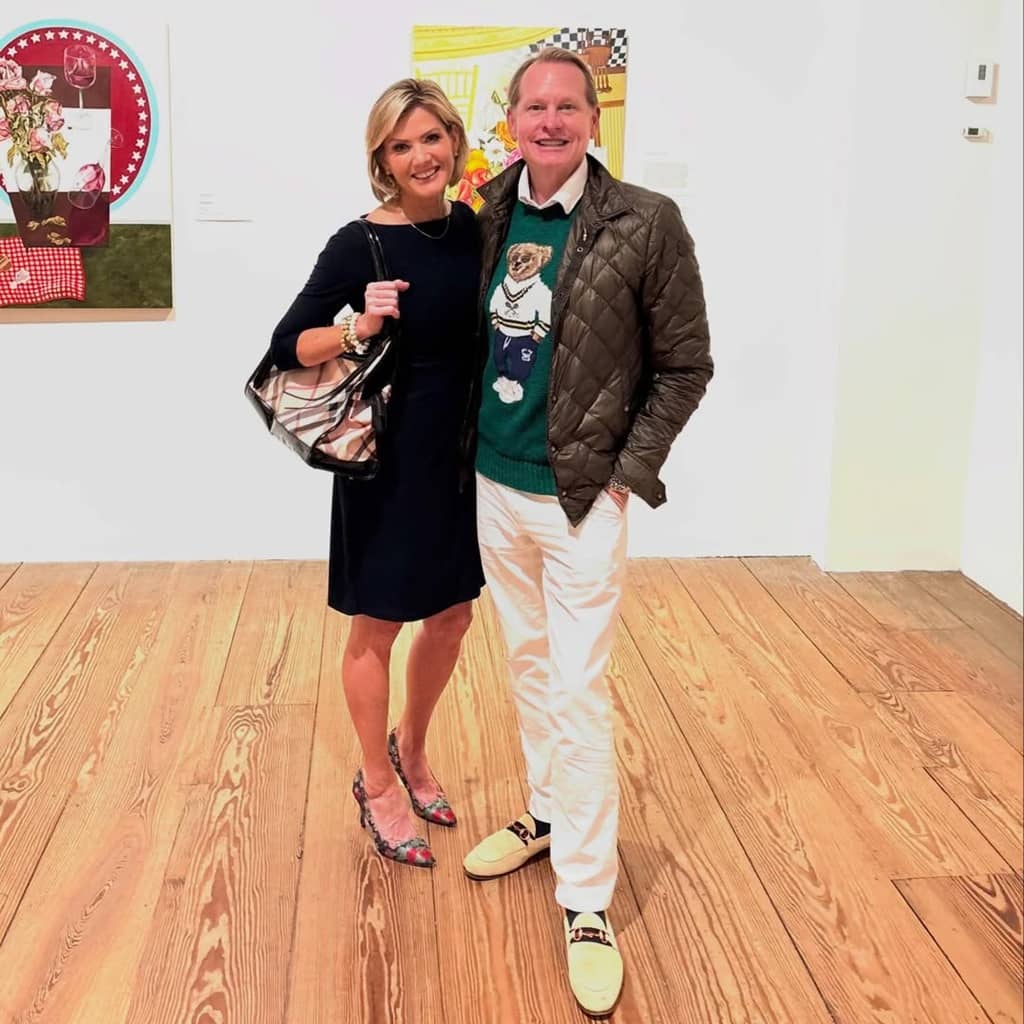 Cecily Tynan with friend