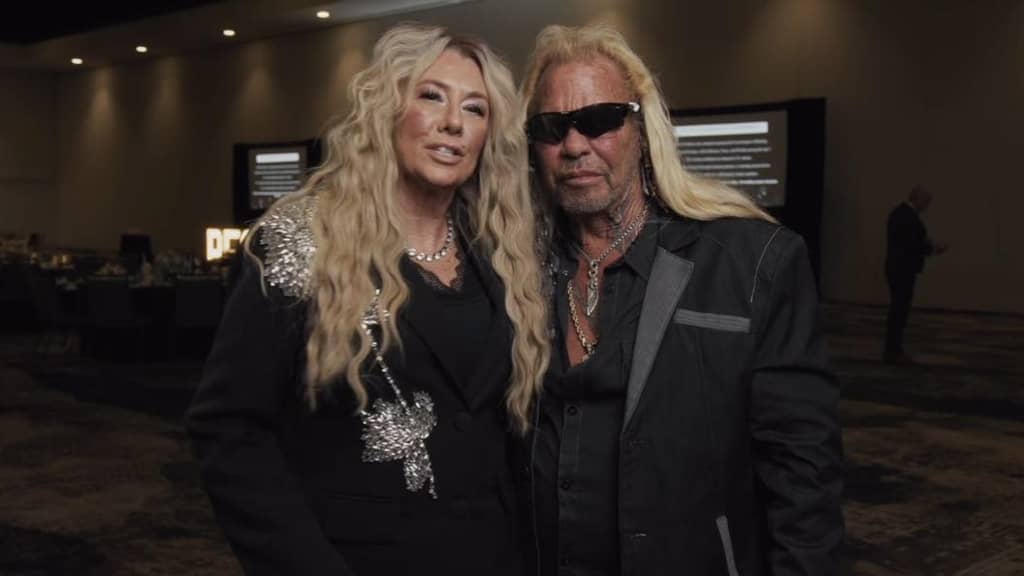 Francie Frane with Duane Chapman