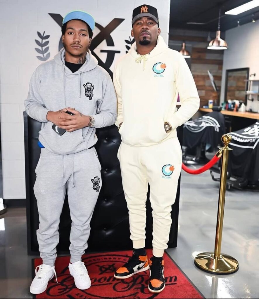 Lil Meech with friend