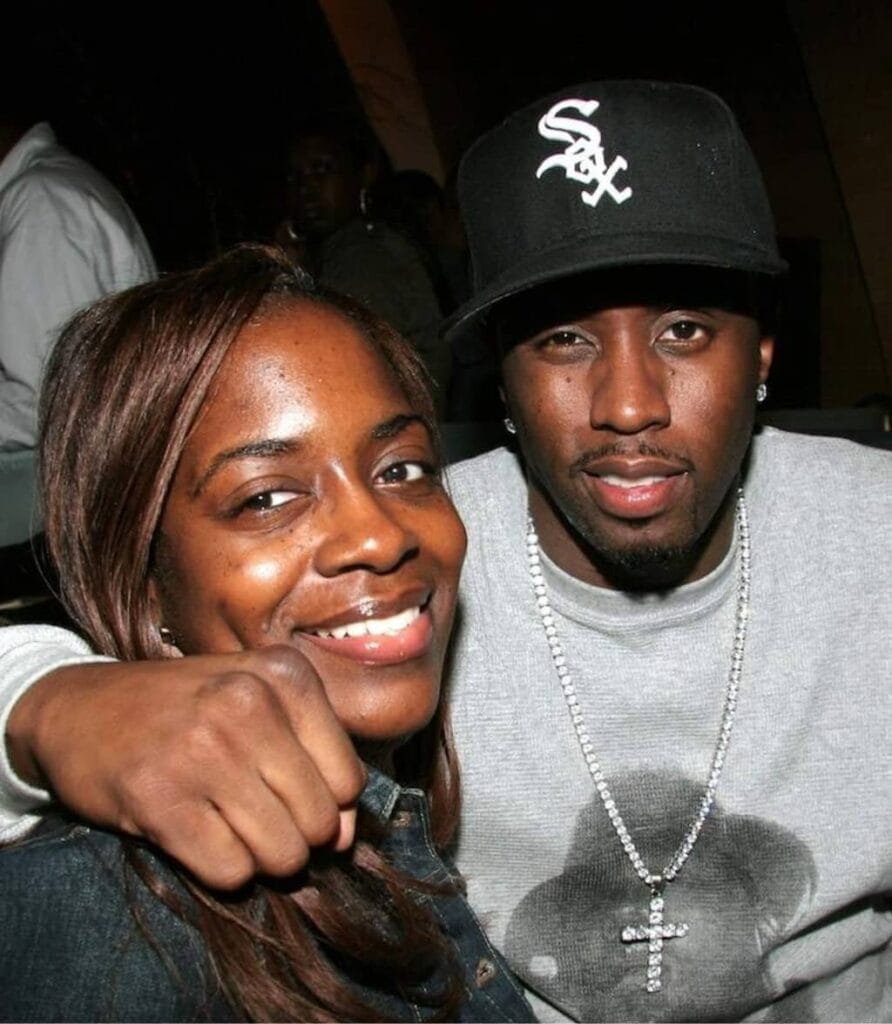 Keisha Combs with her brother Sean Combs