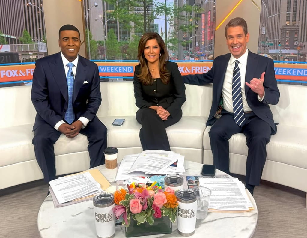 Kevin Corke as a guest anchor