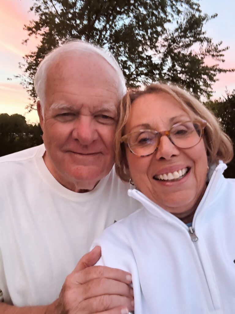 Babs Costello with husband