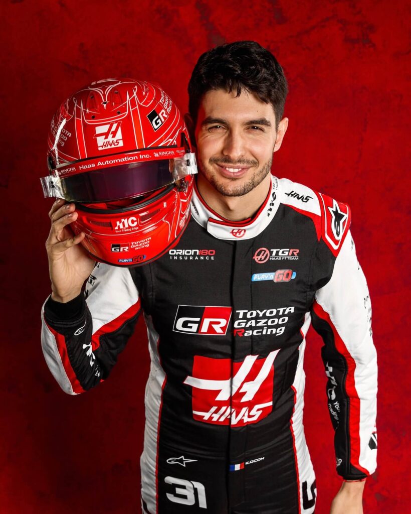 Esteban Ocon Getting Ready For The Race