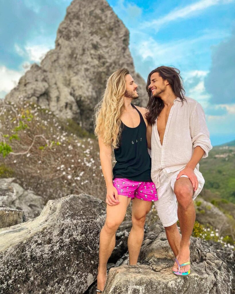 Gabriel Mansur with his wife