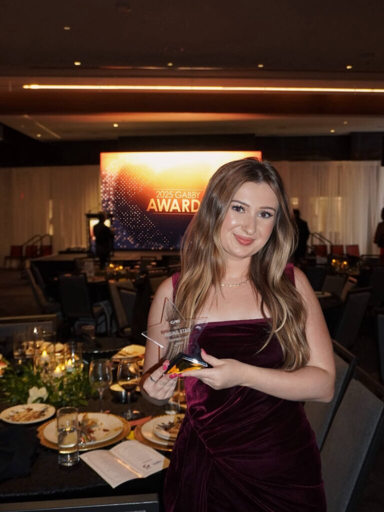 Genevieve Lund at award show
