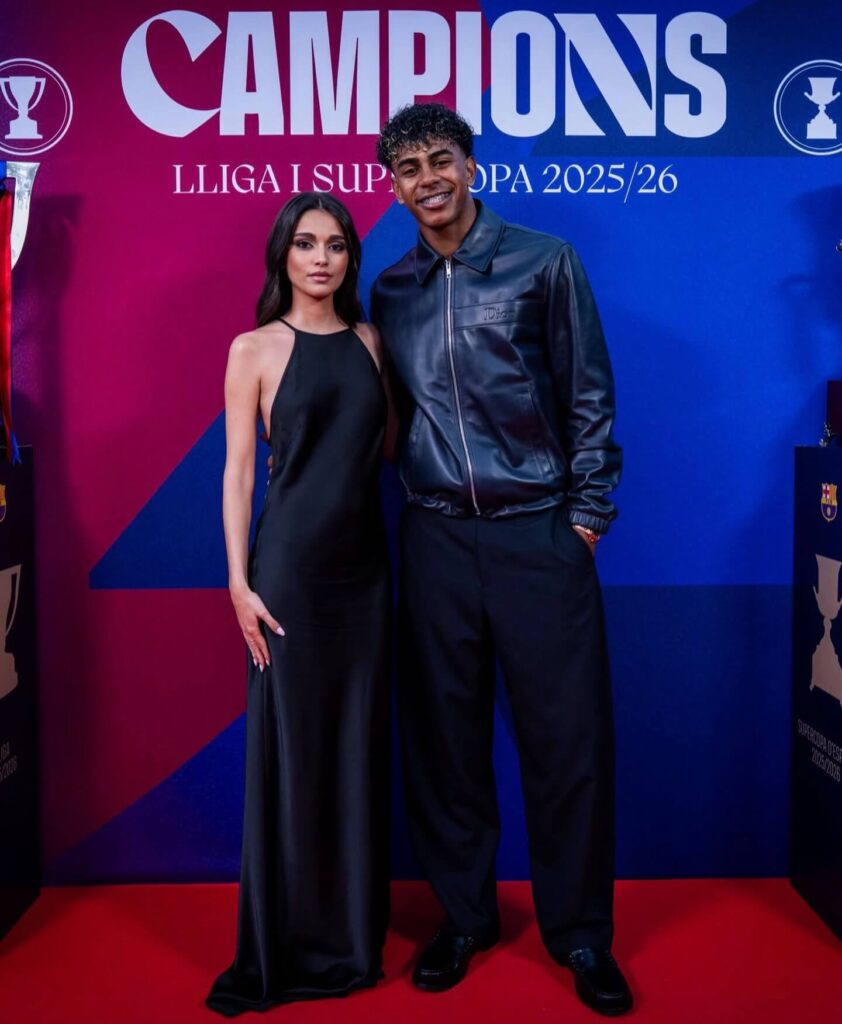Inés García With His Boyfriend Lamine Yamal