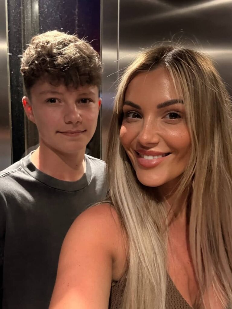 Kerri Roma with her son Tyler