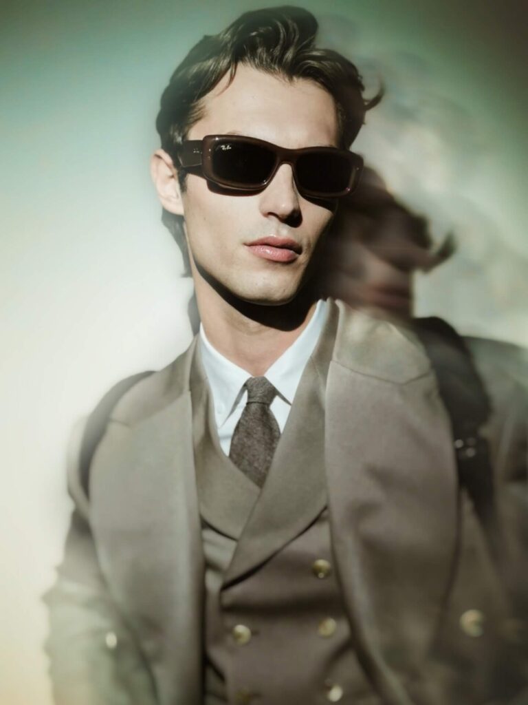 Kit Butler In A Wrap Up In NYFW