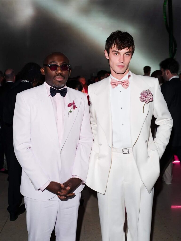 Kit Butler With Edward Enninful In Museam