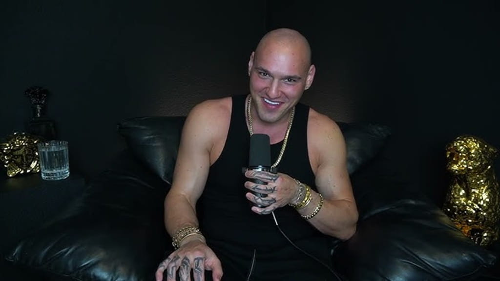 Leo Skepi with his signature bald look