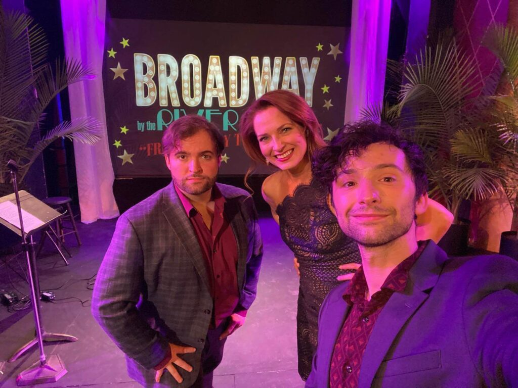 Matt Wood With Cast Members