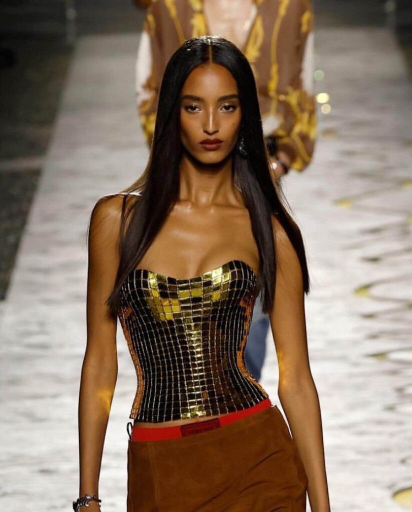 Mona Tougaard in runway show