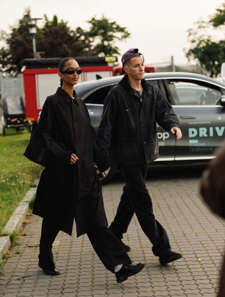 Mona Tougaard with her boyfriend Marc Kalman
