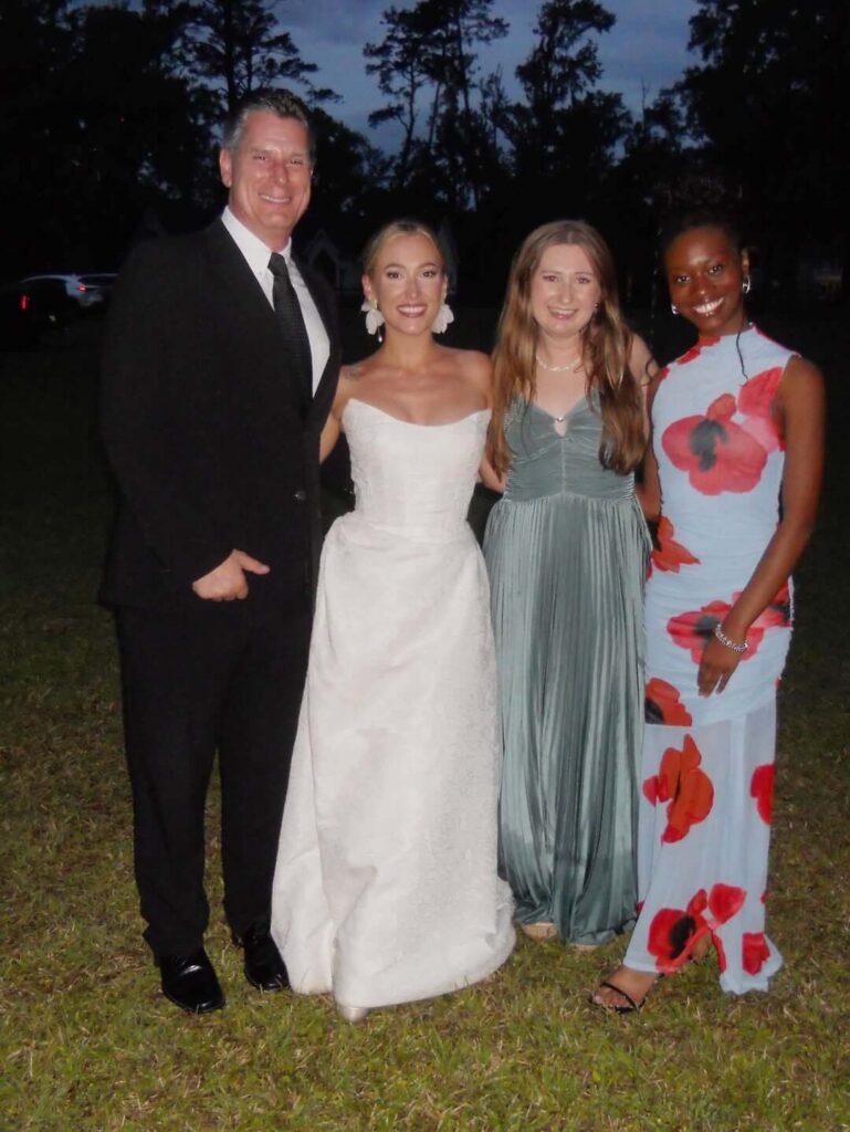Nakya Harris with her co workers