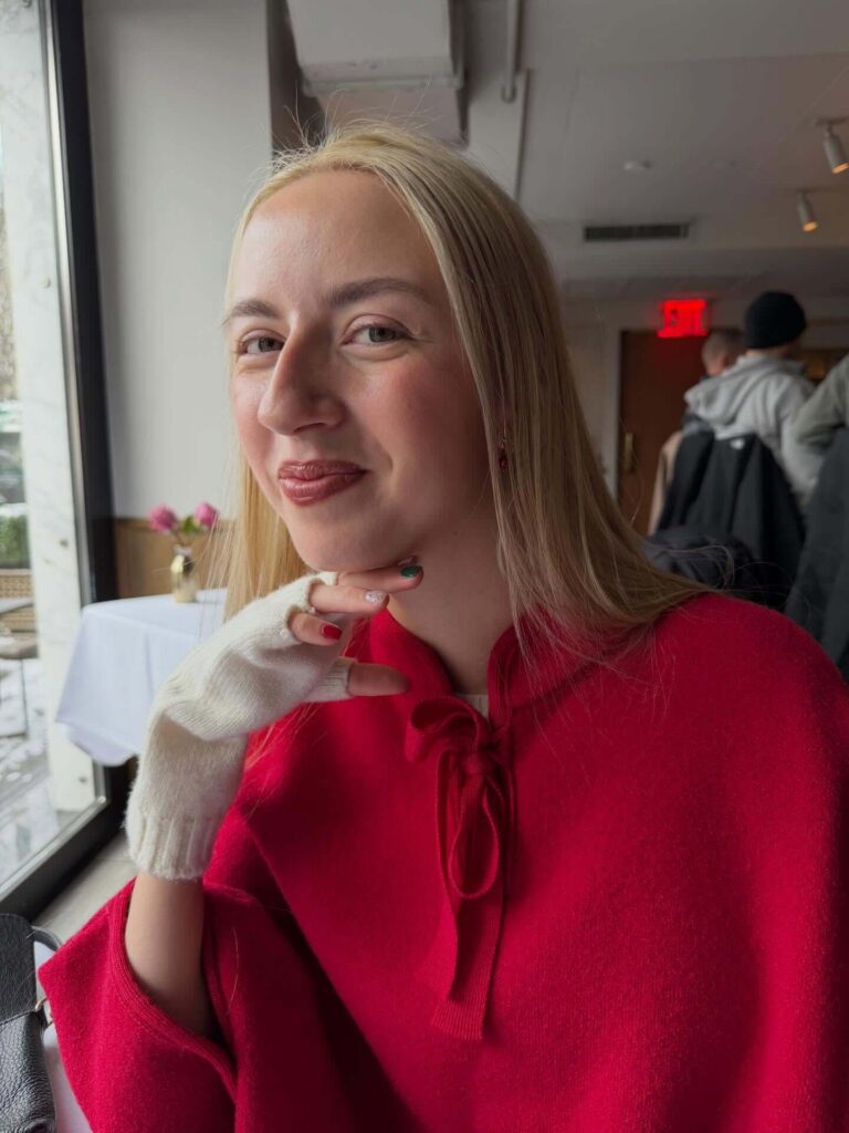 Sarah Todd Hammer in the plaza hotel