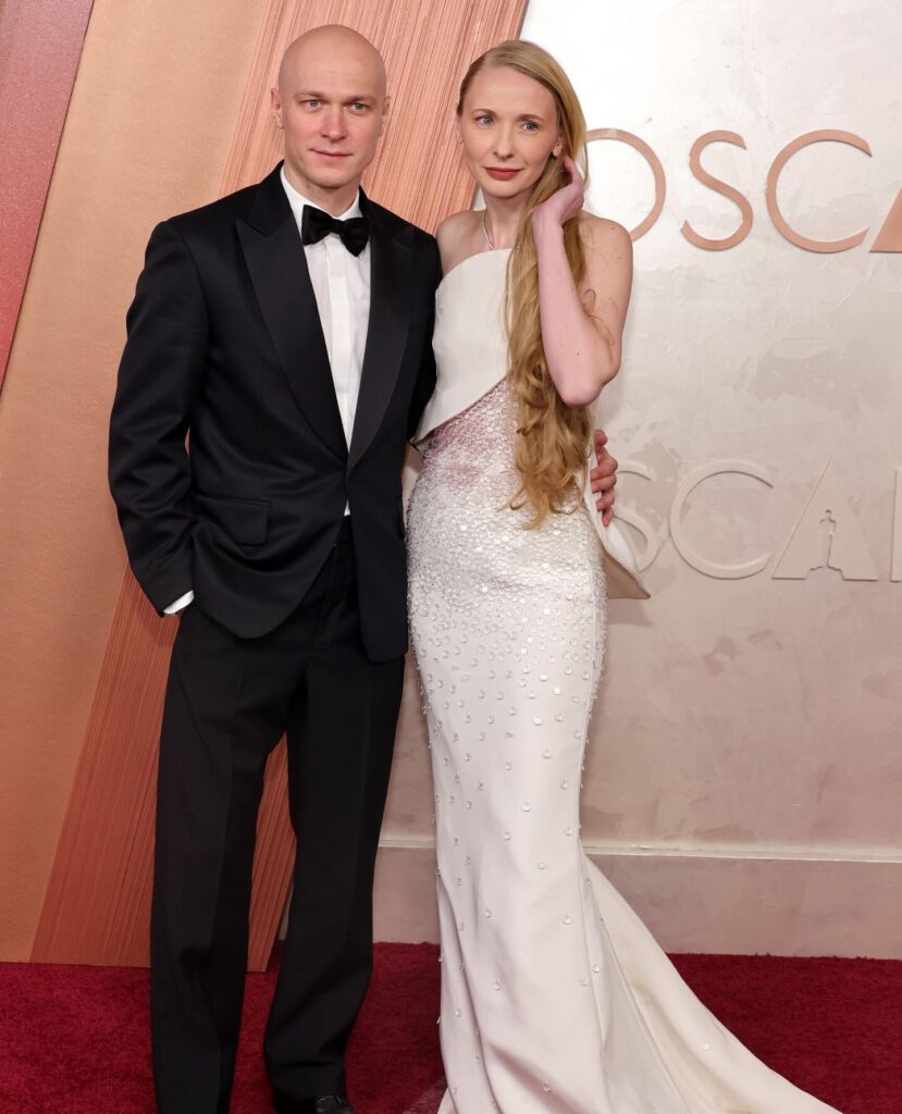 Yura Borisov With His Wife Anna Borisova
