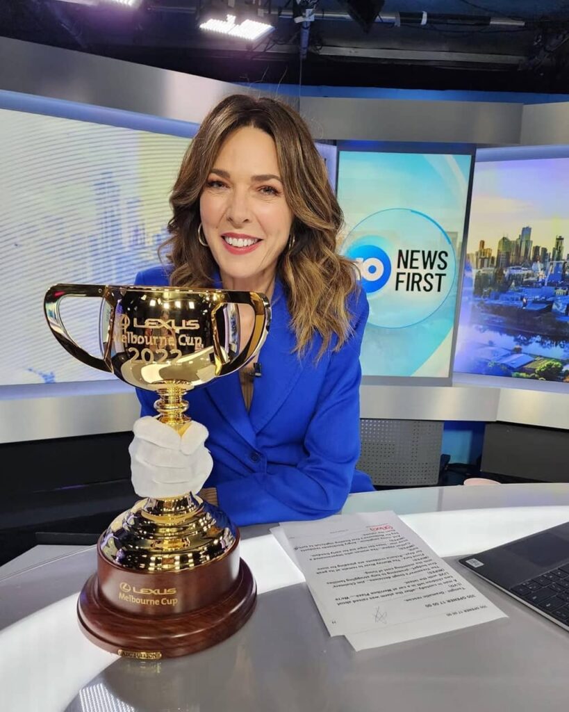 Jennifer Keyte with cup
