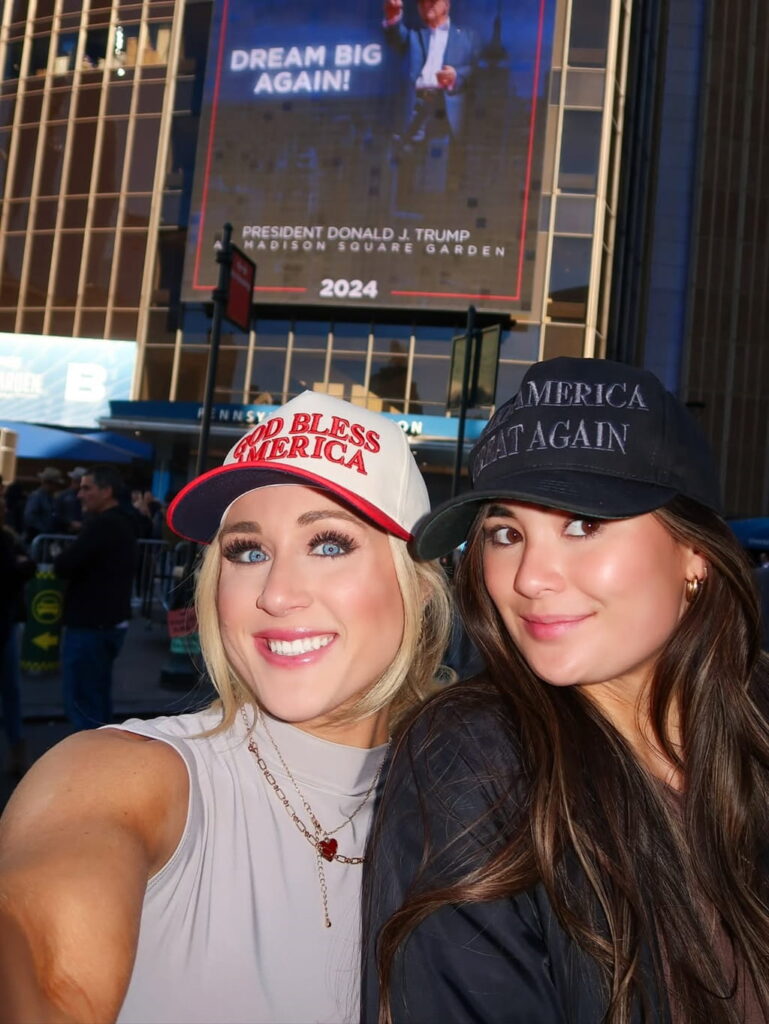 Paula Scanlan with friend
