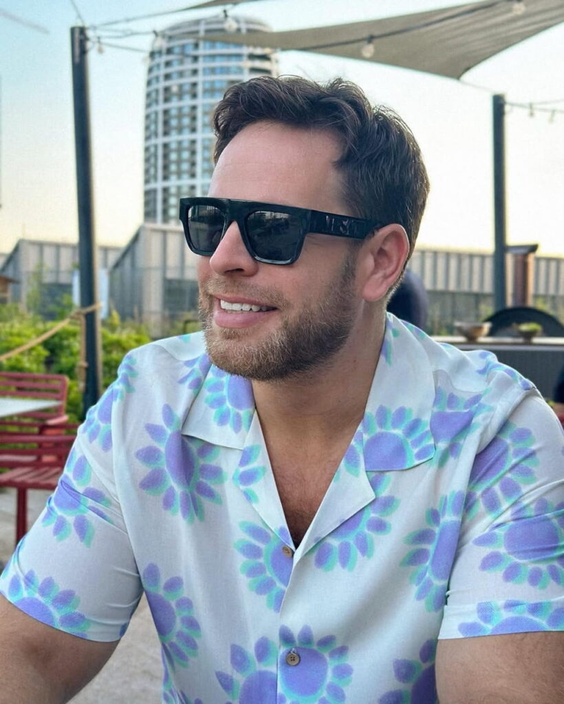 Viktor Rajek with sunglasses