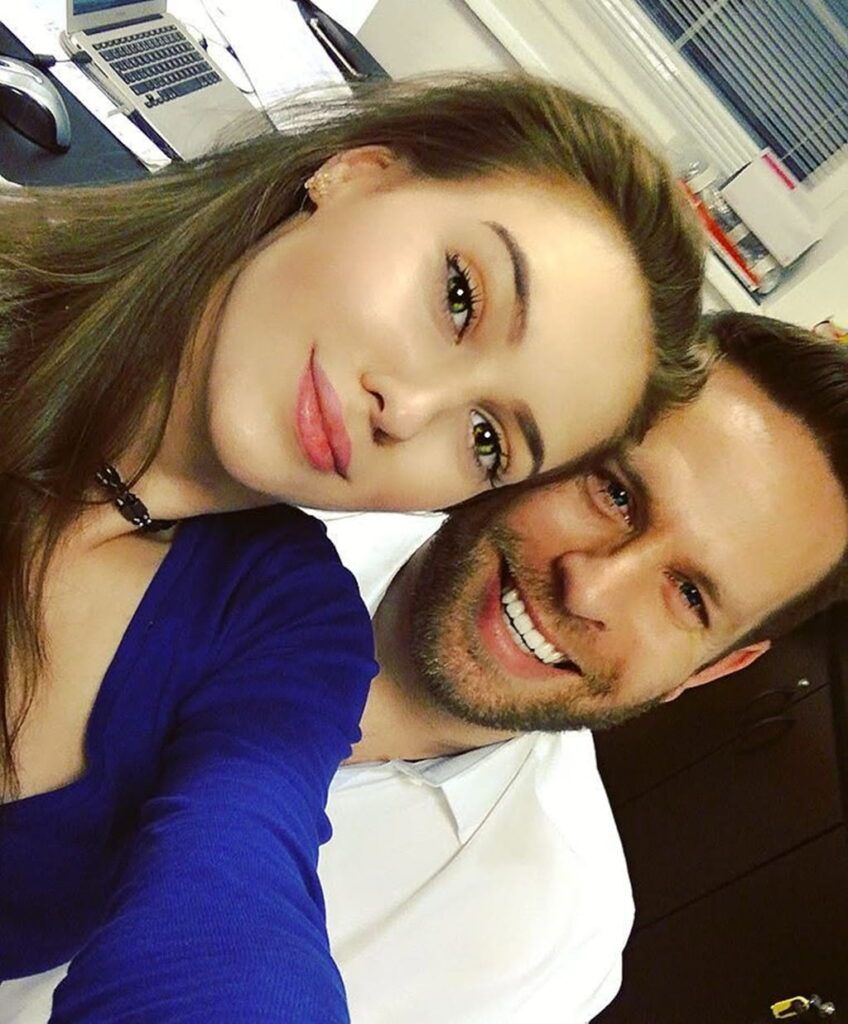 Viktor Rajek with his wife
