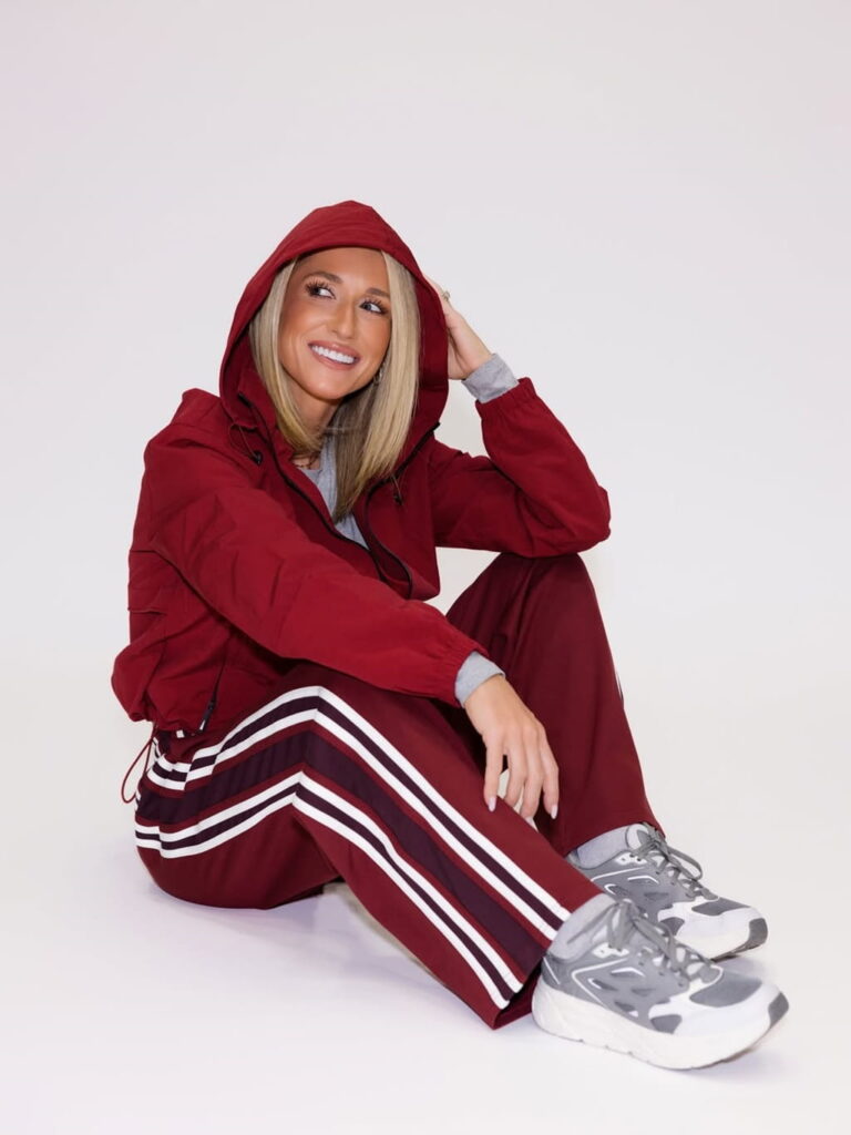 Kalee Rogers with track suit