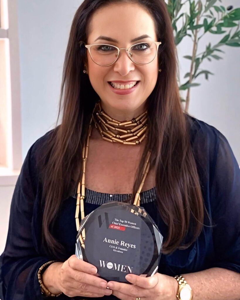 Annie Reyes recieved award of top 50 women ceo of 2025