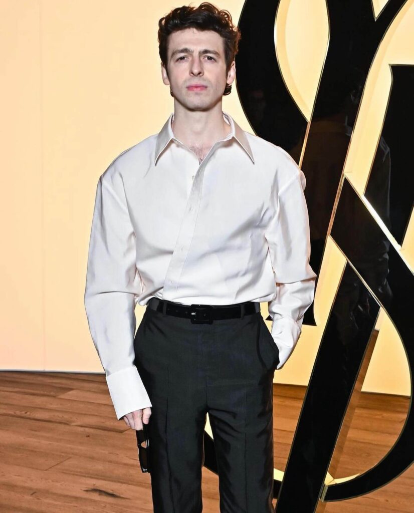 Anthony Boyle at ysl show in paris