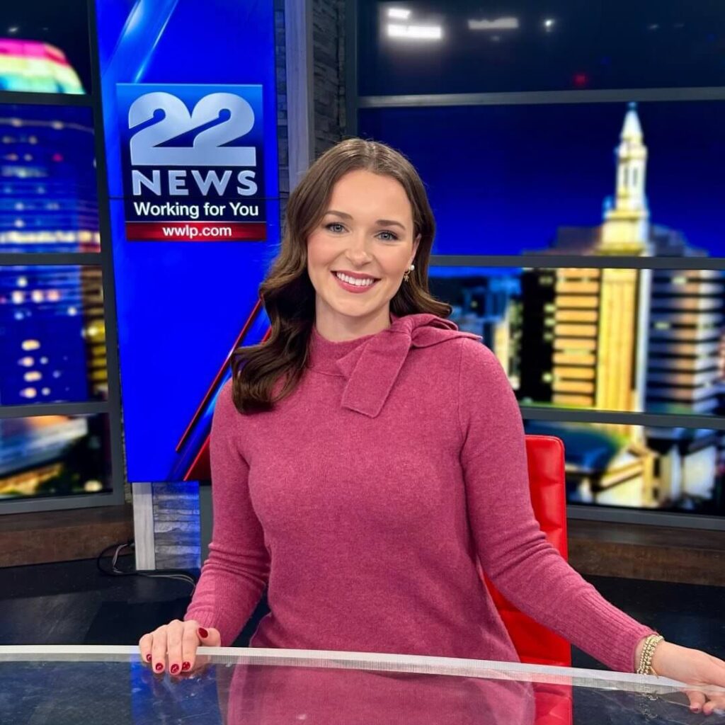 Julia O'Keefe in wwlp news channel