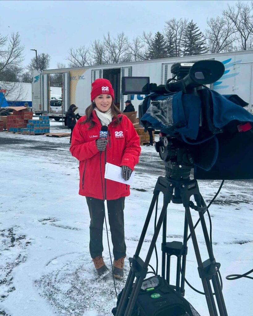 Julia O'Keefe reporting in morning show