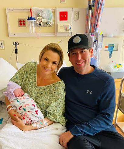 Kaelee Collins with her husband