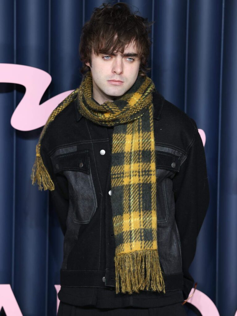 Lennon Gallagher at the fashion council award