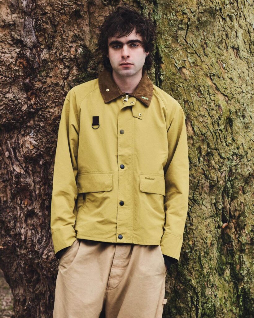 Lennon Gallagher in barbour ad