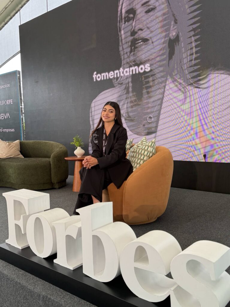 Paola Gallegos at forbes show