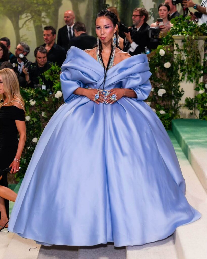 Quannah ChasingHorse in met gala 2025