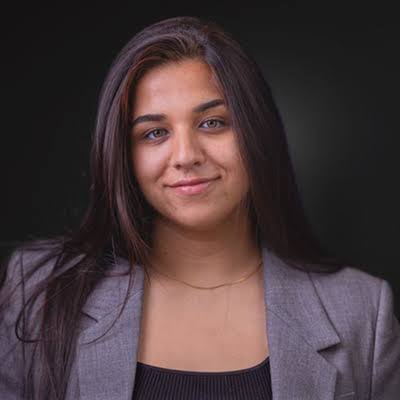 Shanthi Shanmugam in suit