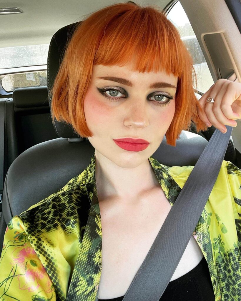 Sierra McCormick in car