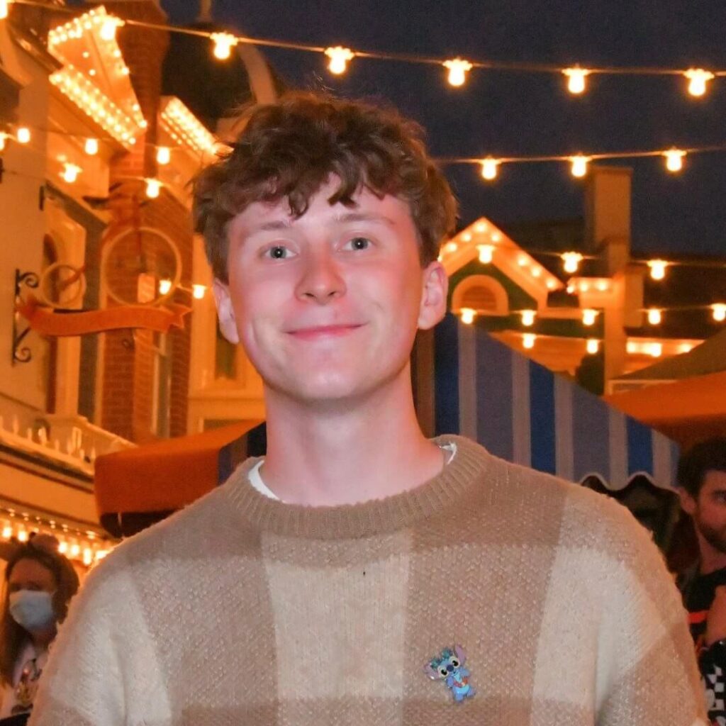 Thomas Duke with smiley face