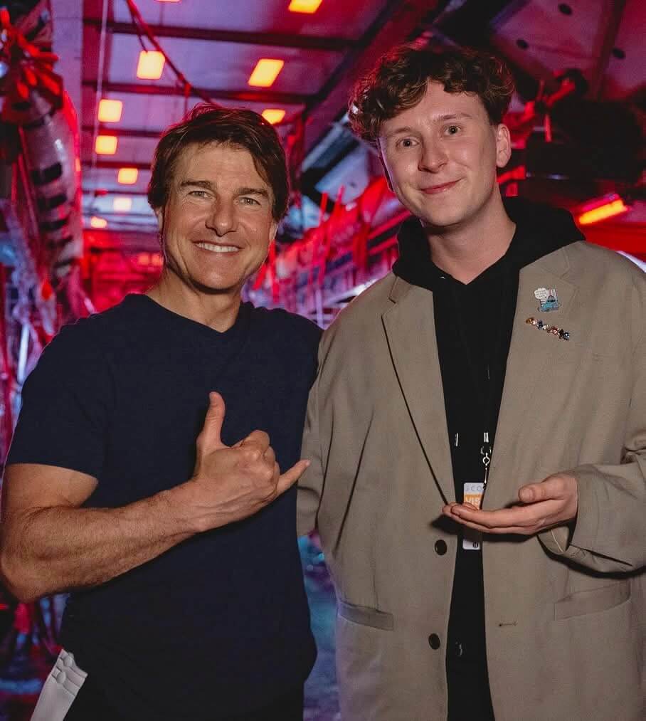 Thomas Duke with tom cruise