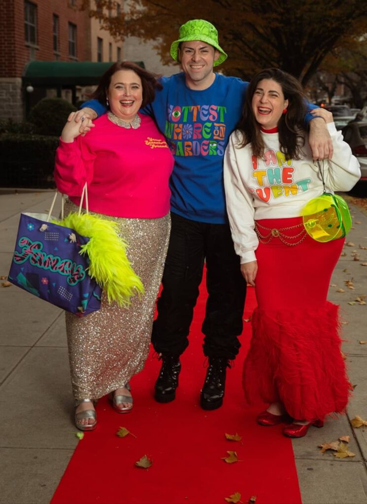 Lauren Hope Krass with friends