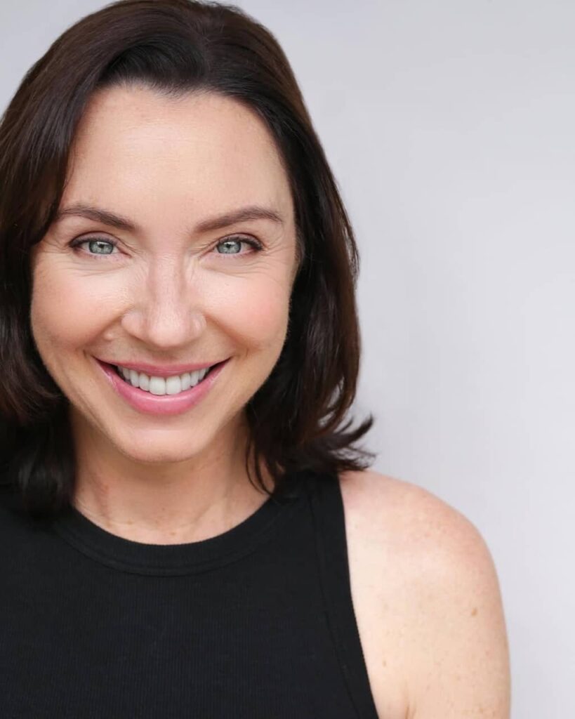 Stephanie Courtney with cute smile