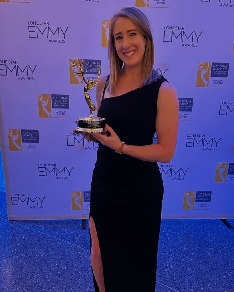 Adrienne Vonn won Emmy award