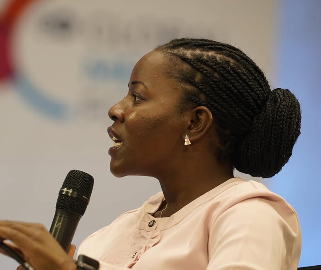 Culton Scovia Nakamya at public event