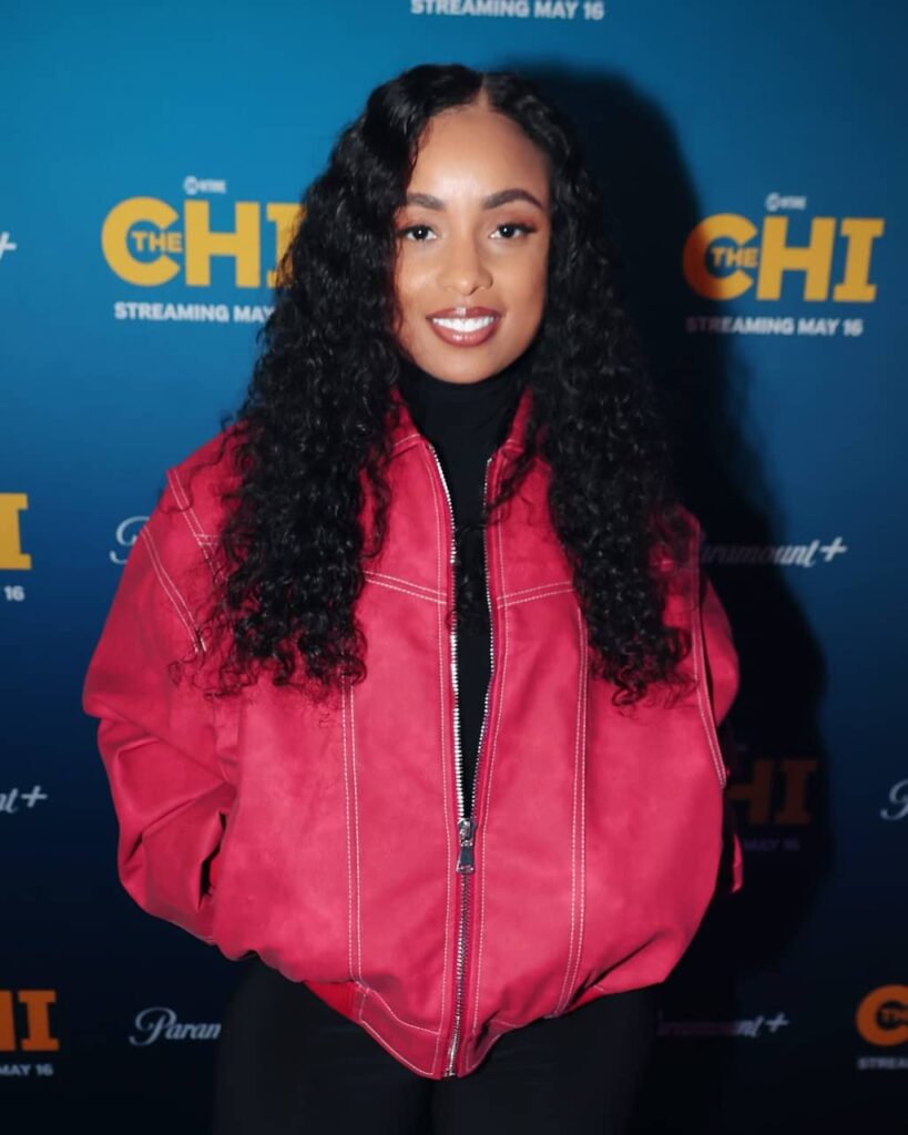 Hannaha Hall during event