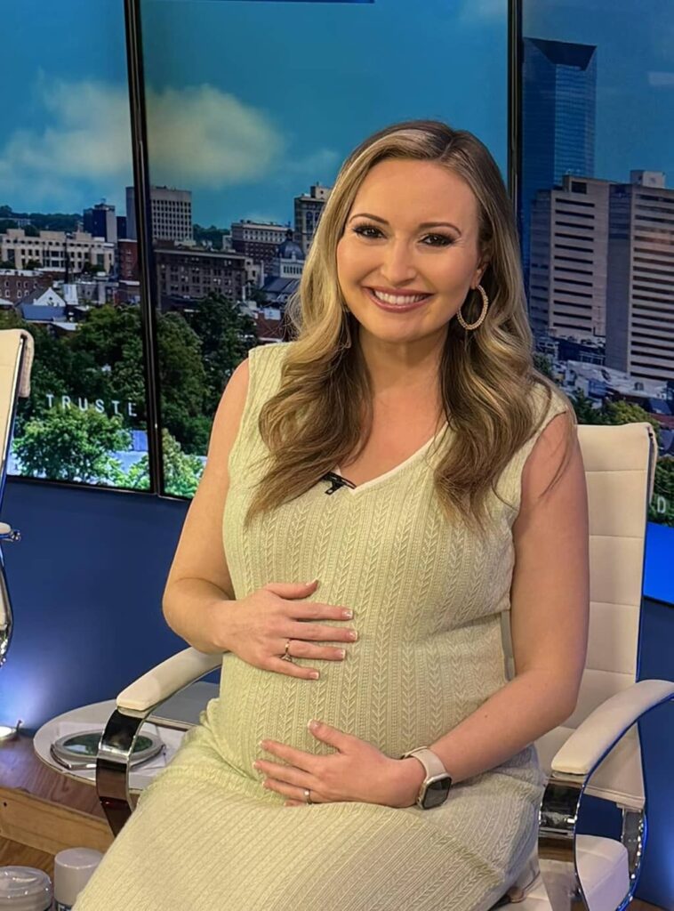 Destiny Quinn during pregnancy