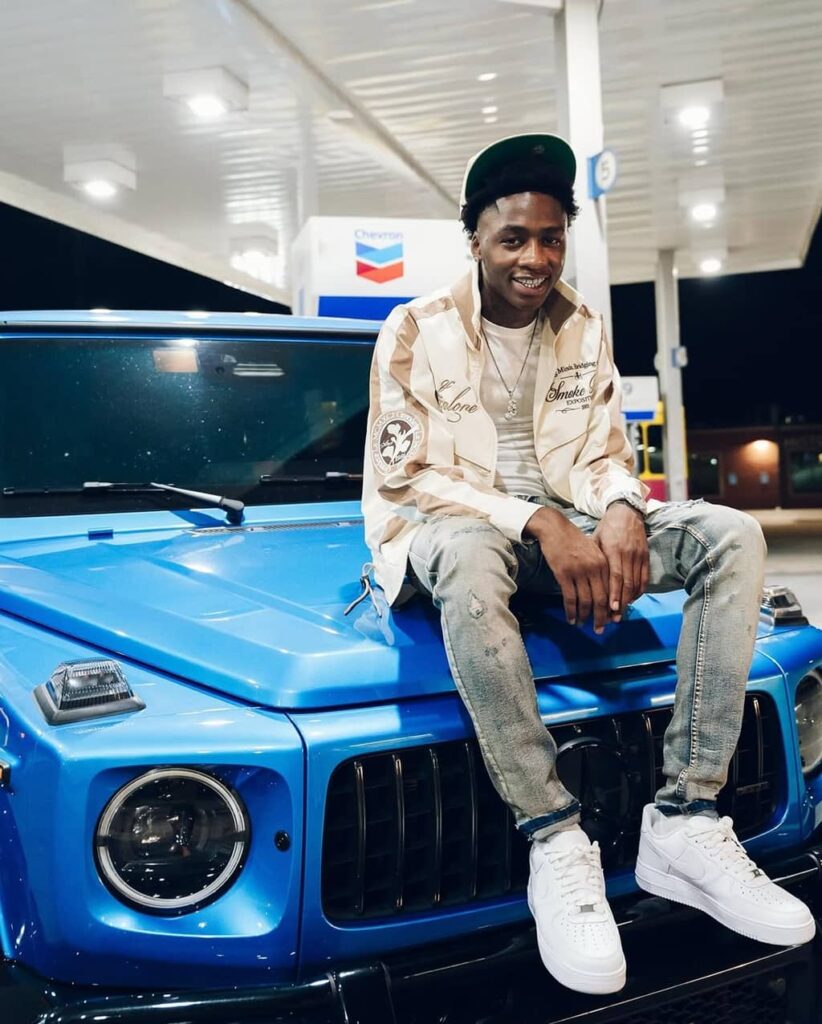 EJ Jones with his car