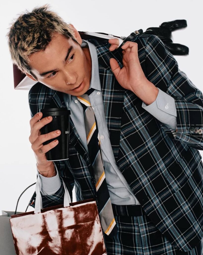 Evan Mock during photoshoot