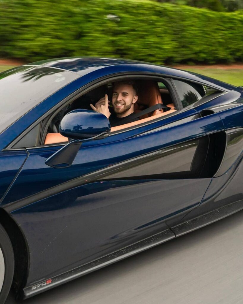 Alex Gonzalez with car